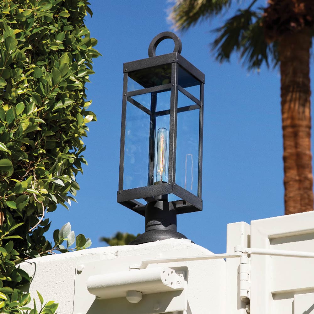 Porter Outdoor Post Light Outside Area.