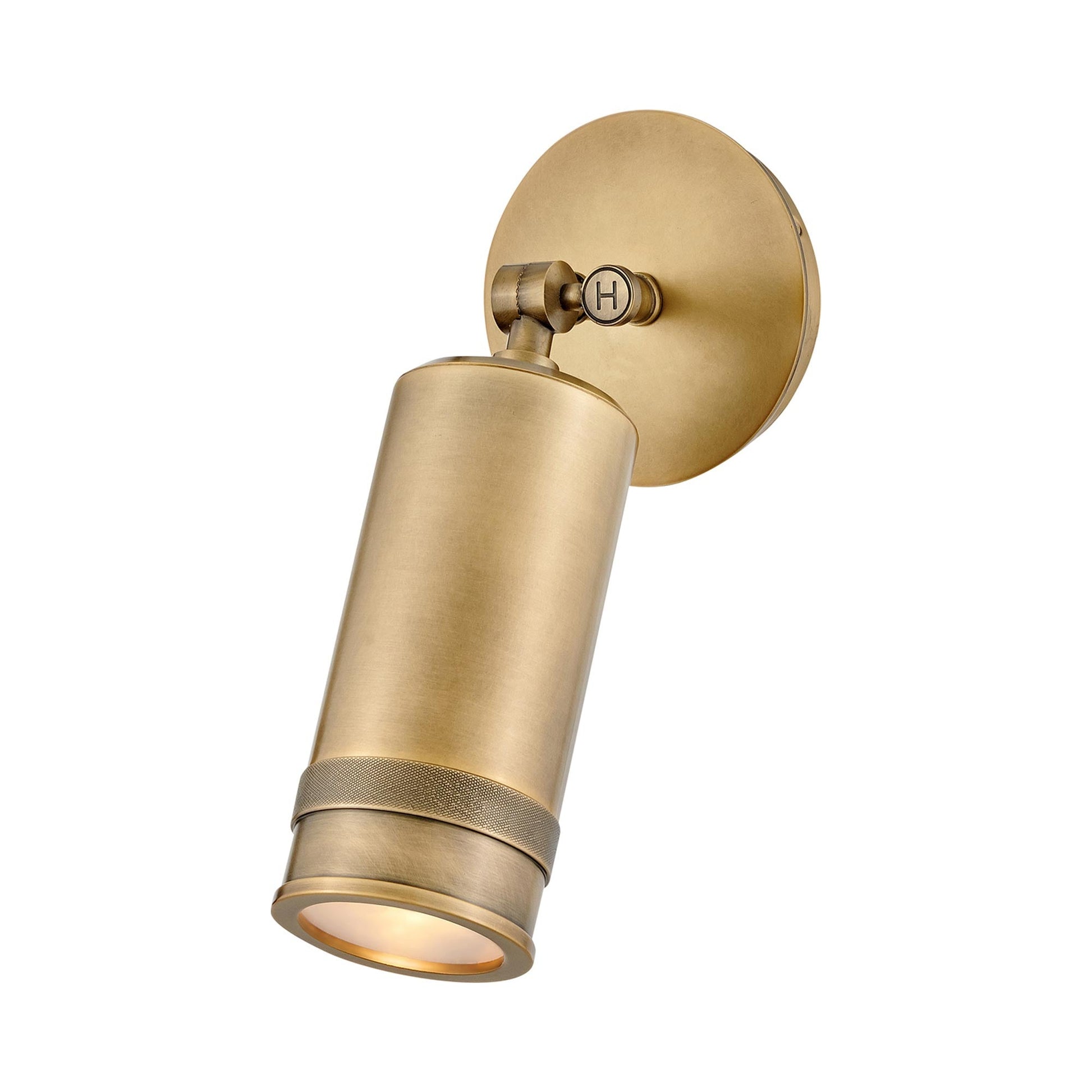 Pratt Outdoor Wall Light in Heritage Brass (Small).