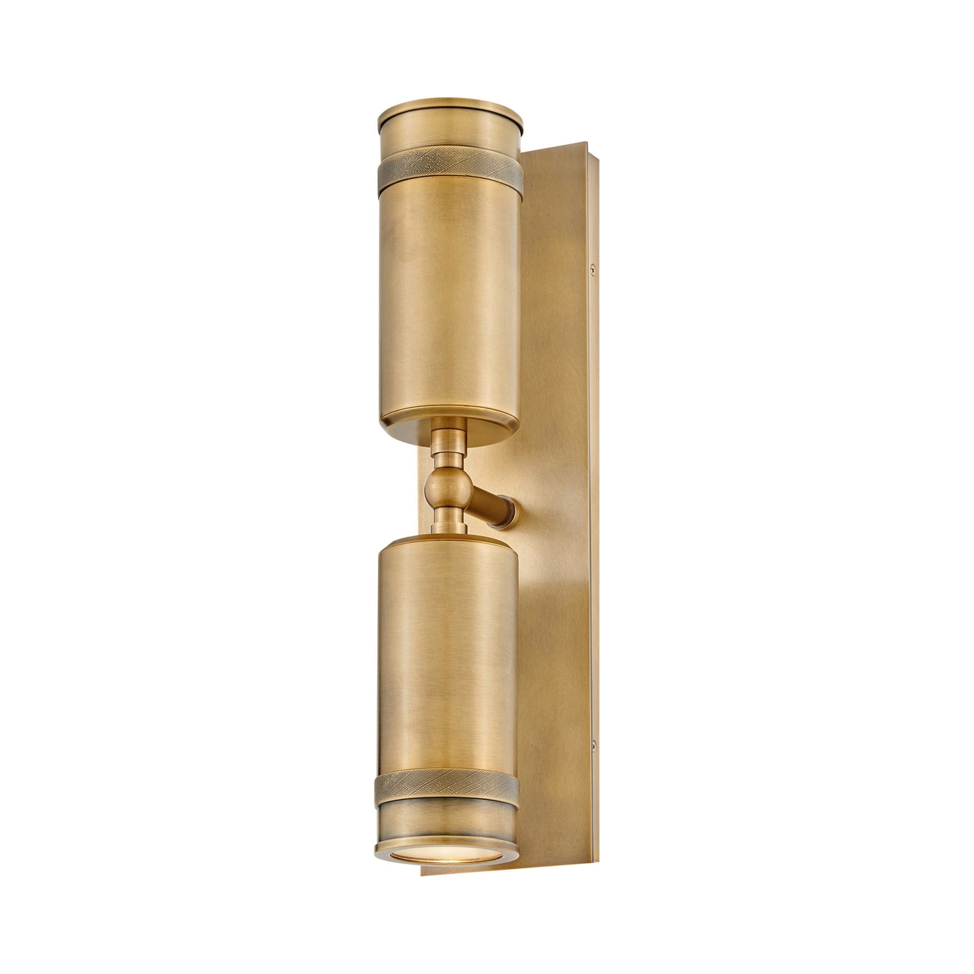 Pratt Outdoor Wall Light in Heritage Brass (Medium).