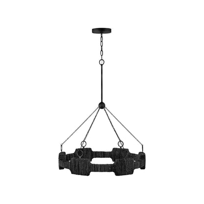 Raffi LED Chandelier in Carbon Black (Medium).