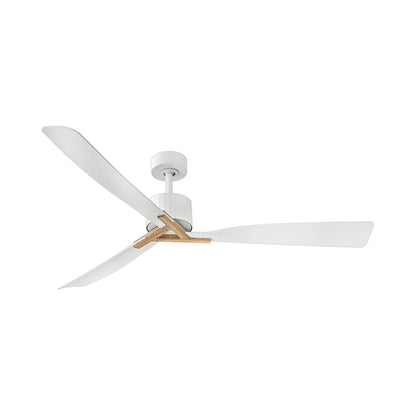 Rafter Smart LED Ceiling Fan in Matte White.