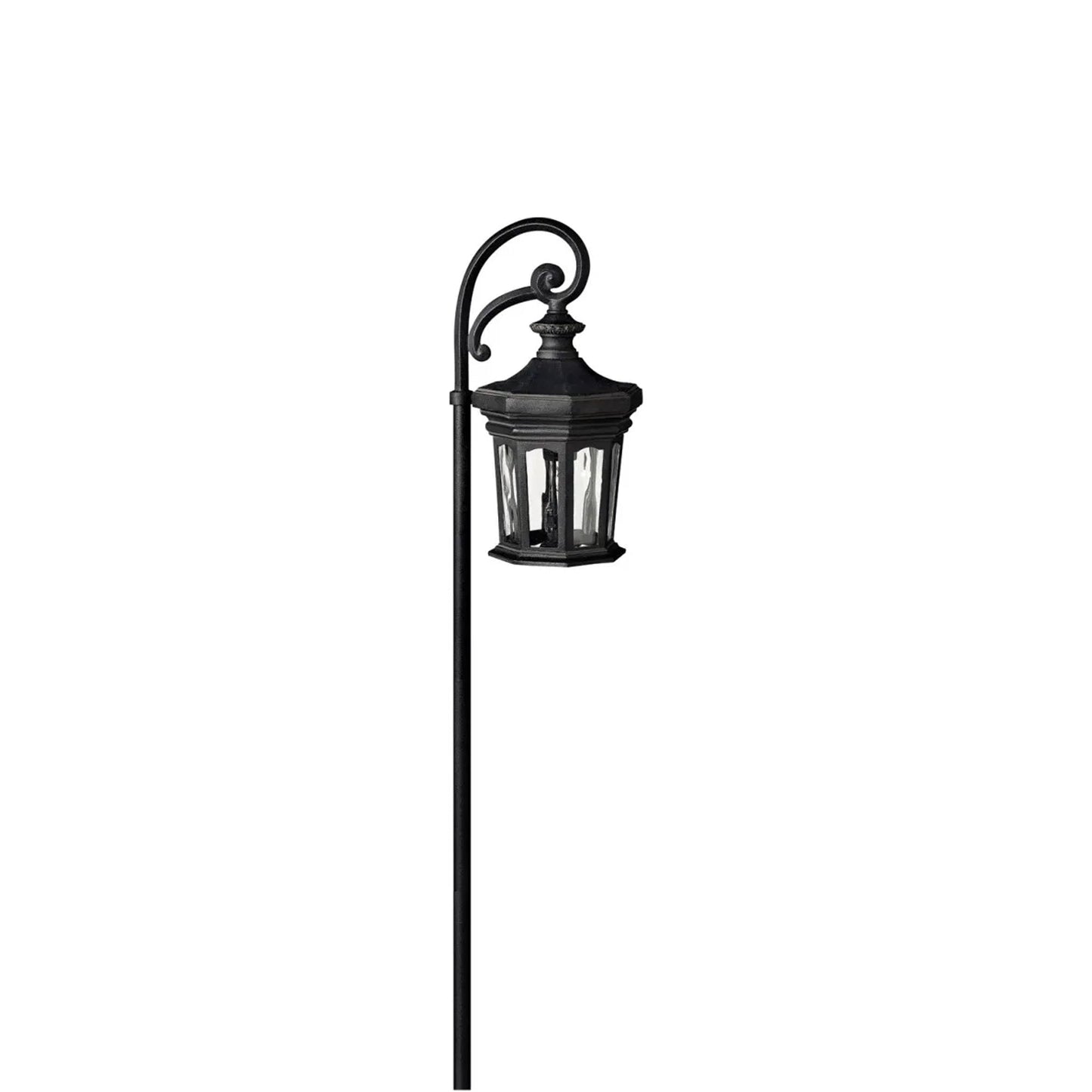 Raley Outdoor Path Light in Museum Black.