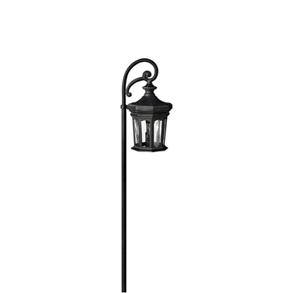 Raley Outdoor Path Light in Museum Black.