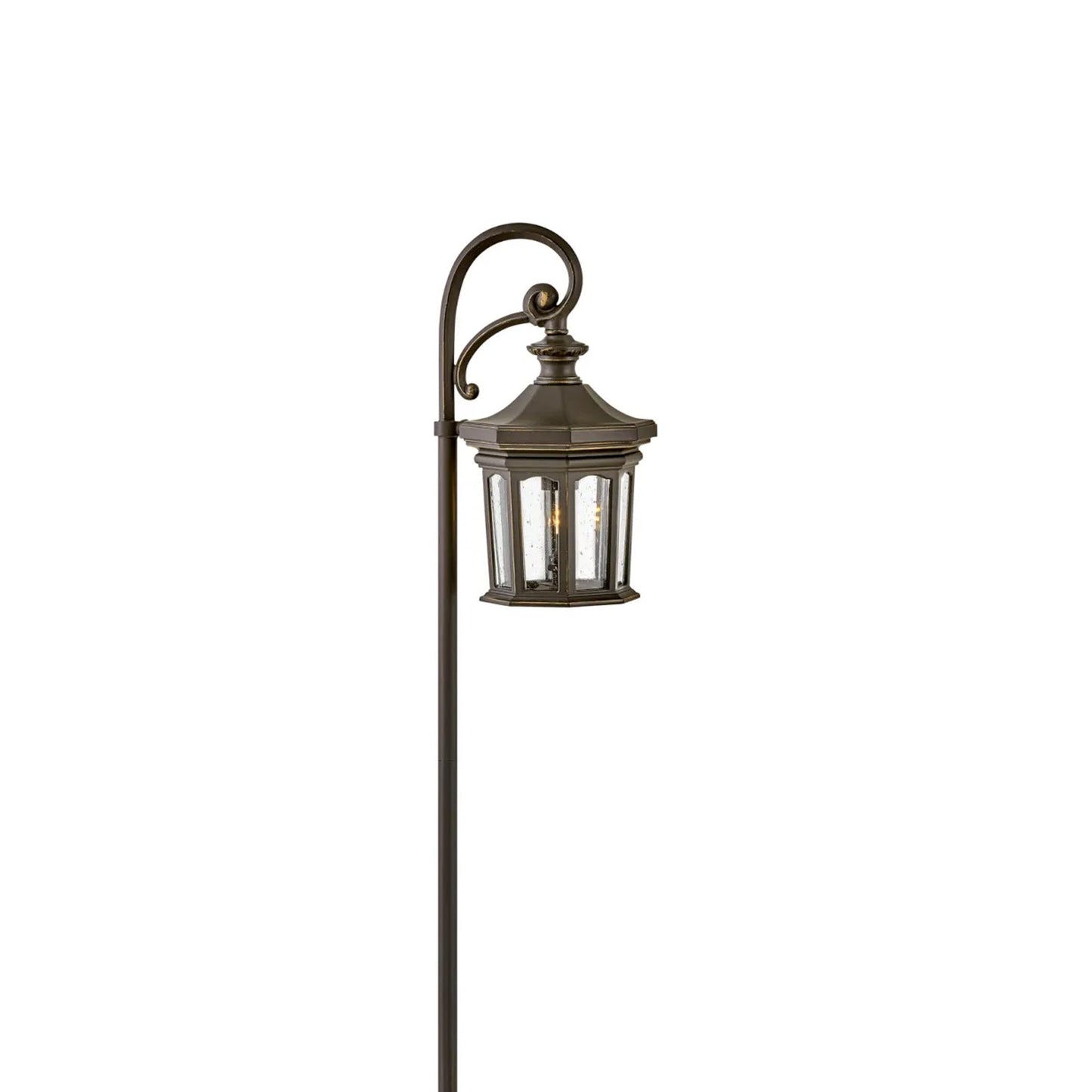 Raley Outdoor Path Light in Oil Rubbed Bronze.