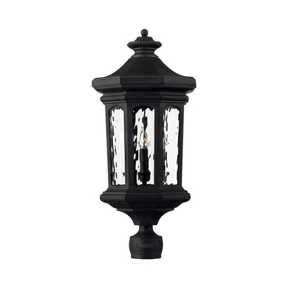 Raley Outdoor Post Light in Museum Black.