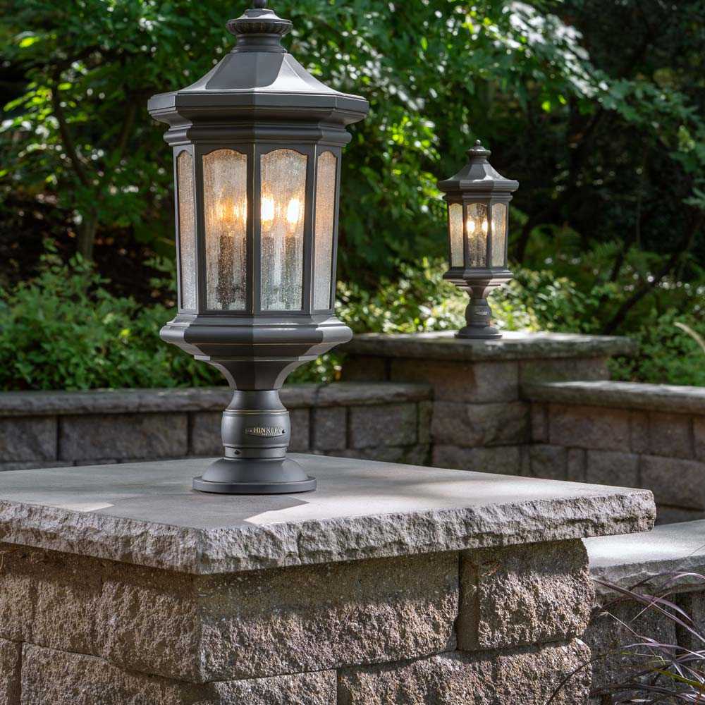 Raley Outdoor Post Light in Outside Area.