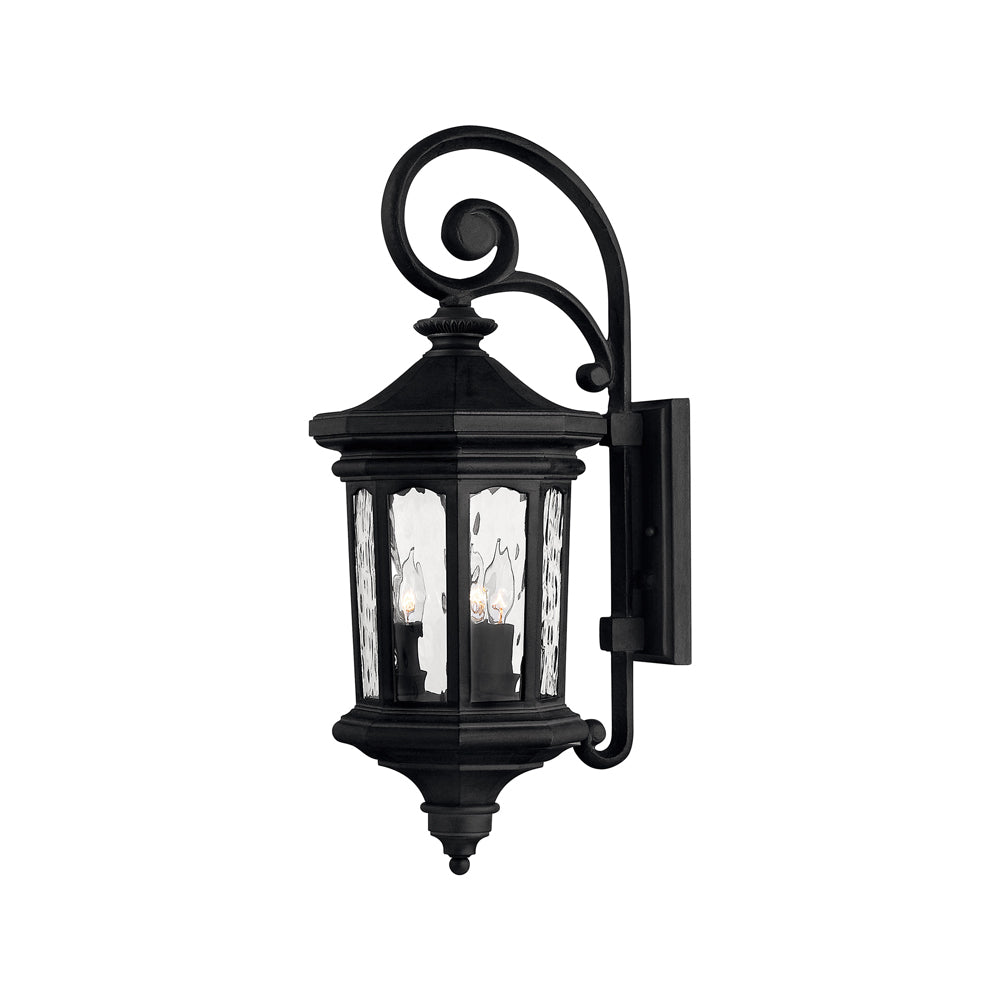 Raley Outdoor Wall Light in Museum Black (25.75-Inch)