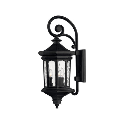 Raley Outdoor Wall Light in Museum Black (25.75-Inch)