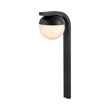 Realm Outdoor Path Light in Black.