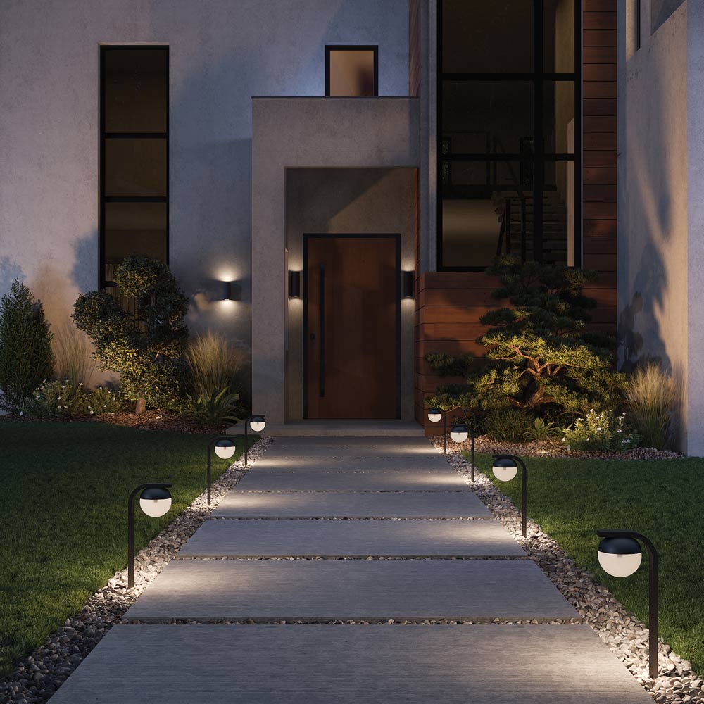 Realm Outdoor Path Light in Outside Area.