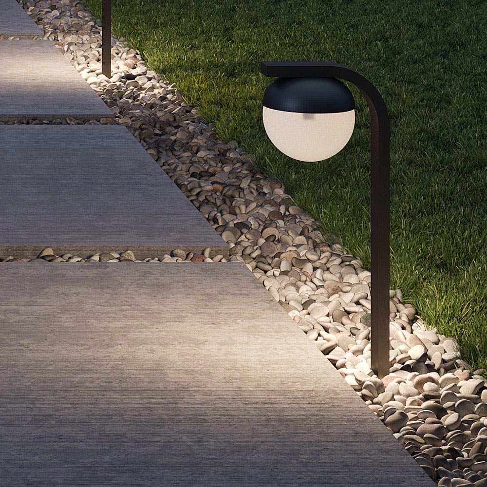 Realm Outdoor Path Light in Outside Area.