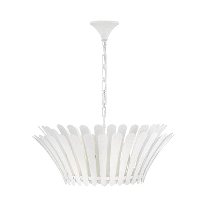 Reina Chandelier in Textured Plaster (25.5-Inch).