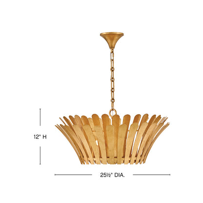 Reina Chandelier - line drawing.