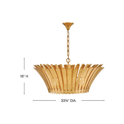 Reina Chandelier - line drawing.