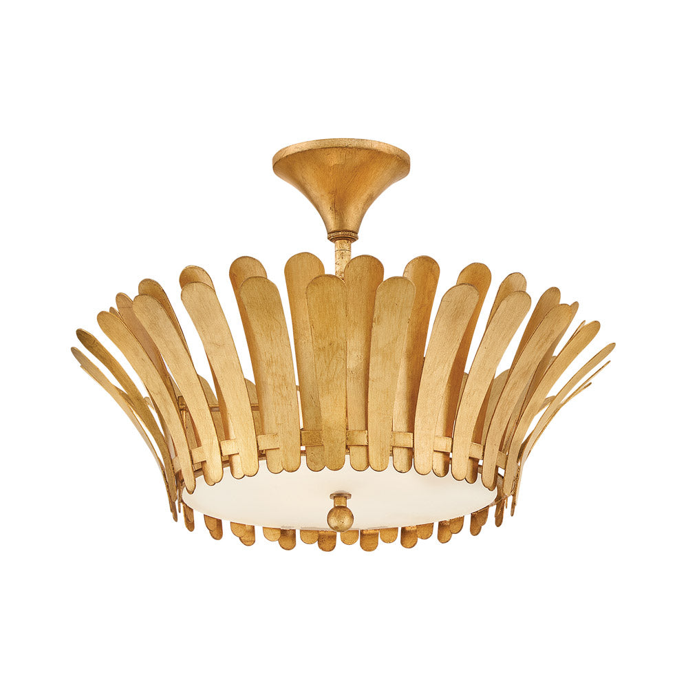 Reina Semi Flush Mount Ceiling Light in Detail.