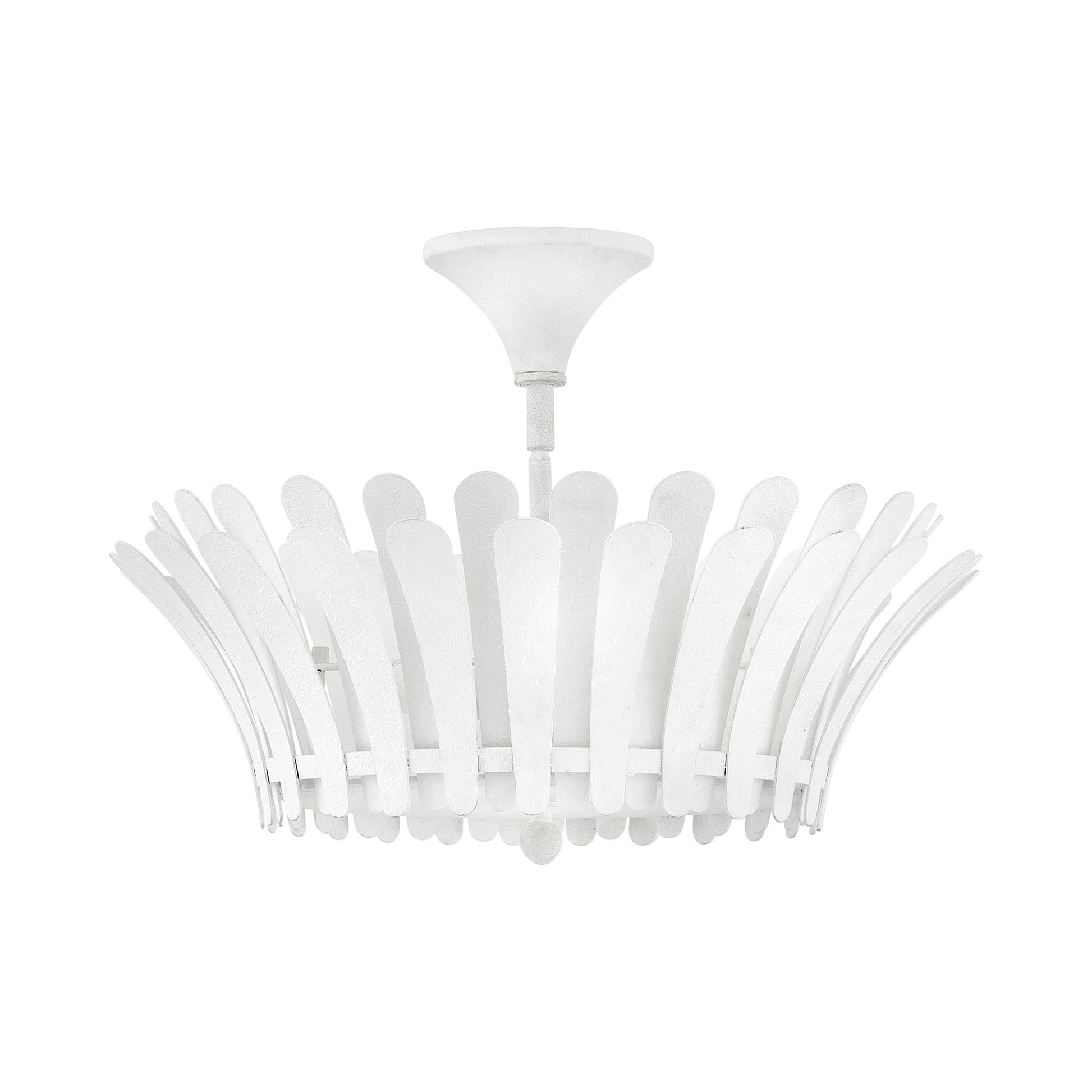 Reina Semi Flush Mount Ceiling Light in Detail.