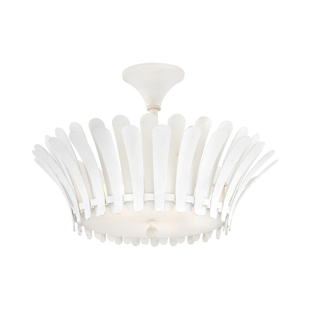 Reina Semi Flush Mount Ceiling Light in Detail.