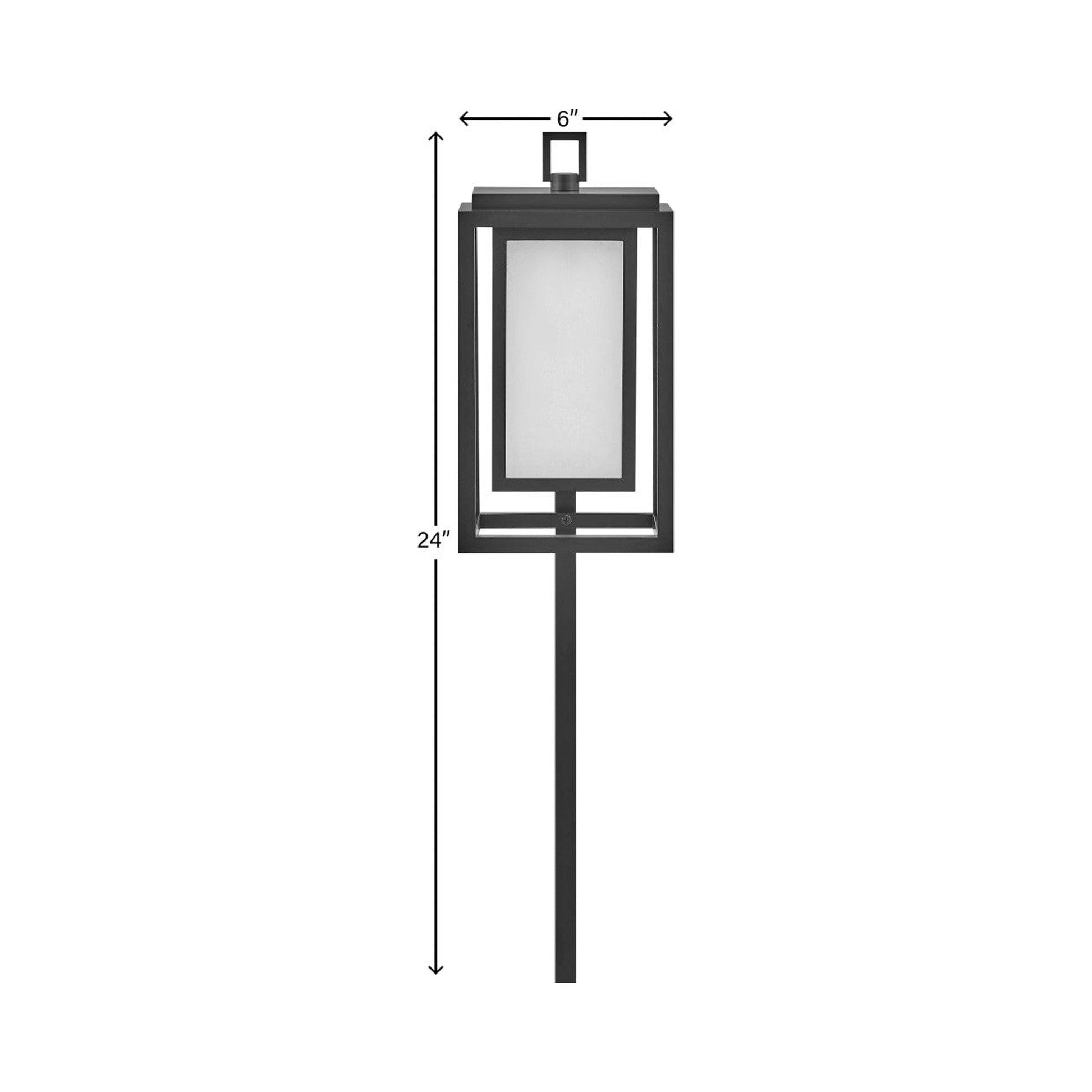 Republic Outdoor Path Light - line drawing.