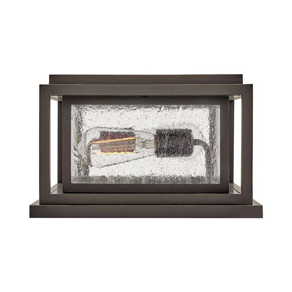 Republic Rectangular Outdoor Pier Mount Light in Detail.
