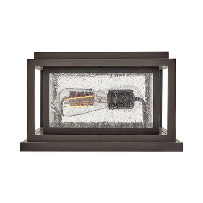 Republic Rectangular Outdoor Pier Mount Light in Detail.