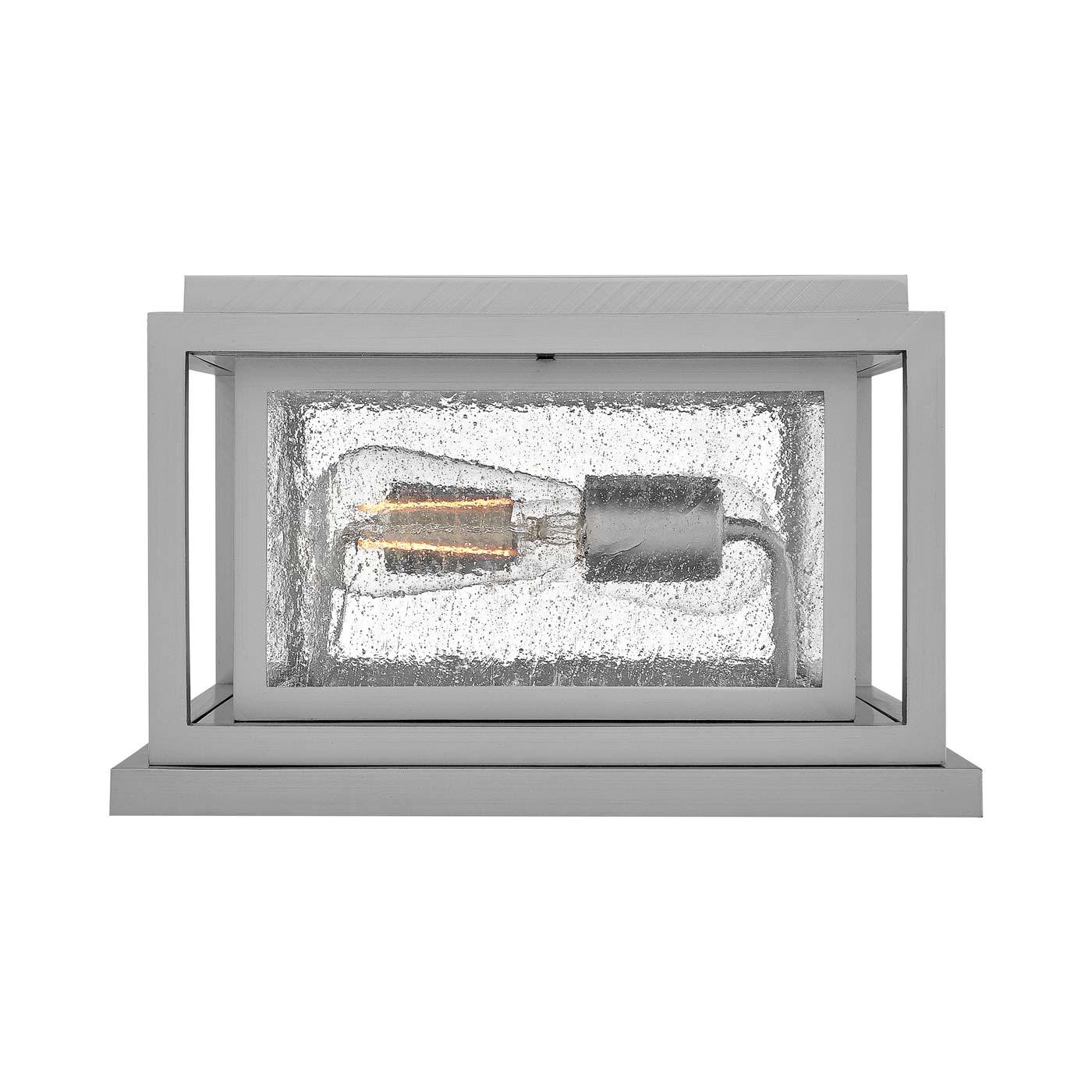 Republic Rectangular Outdoor Pier Mount Light in Detail.
