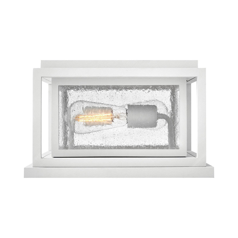 Republic Rectangular Outdoor Pier Mount Light in Detail.