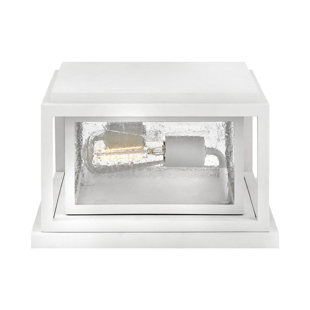 Republic Rectangular Outdoor Pier Mount Light in Detail.