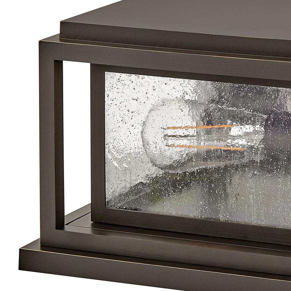 Republic Rectangular Outdoor Pier Mount Light in Detail.