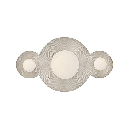 Rhea LED Bath Vanity Light in Polished Nickel (10-Inch).