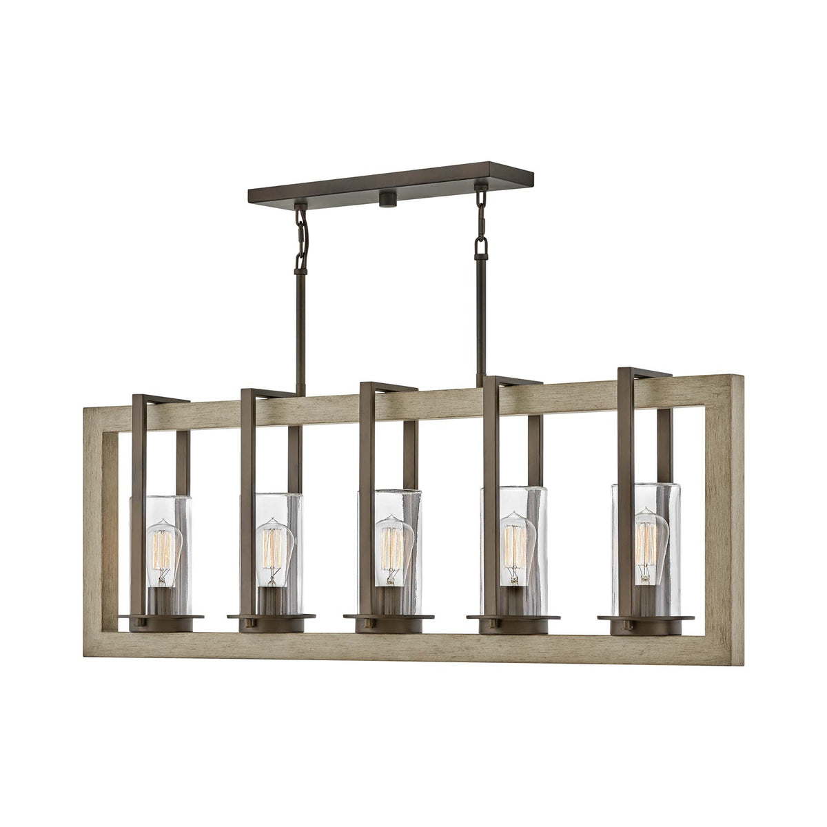 Riverwood Linear Outdoor Pendant Light.