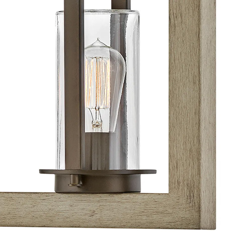 Riverwood Linear Outdoor Pendant Light in Detail.