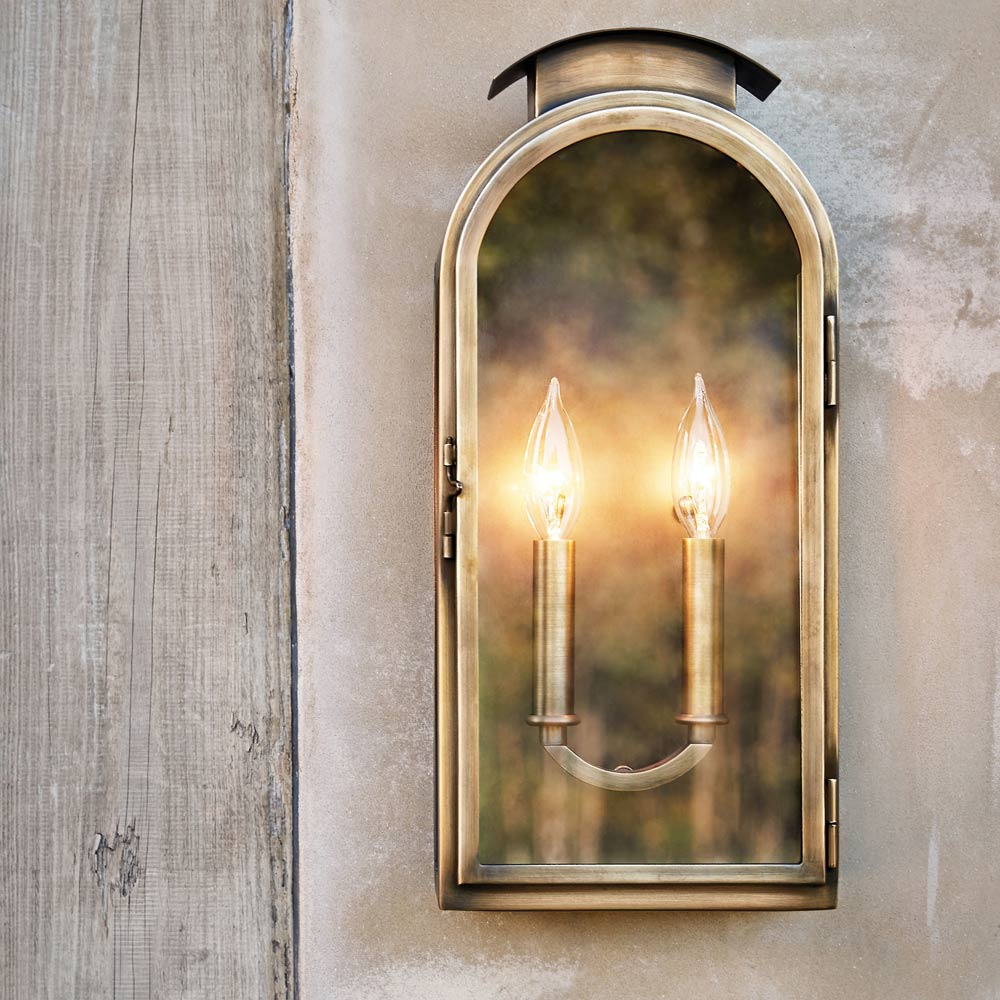 Rowley Outdoor Wall Light in Detail.