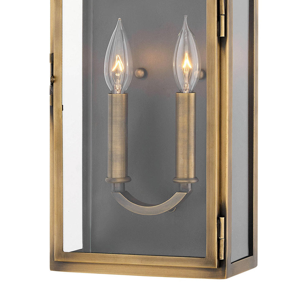 Rowley Outdoor Wall Light in Detail.