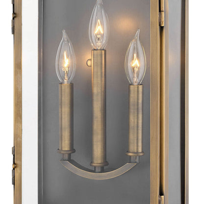 Rowley Outdoor Wall Light in Detail.