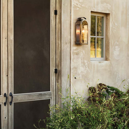 Rowley Outdoor Wall Light in Outside Area.