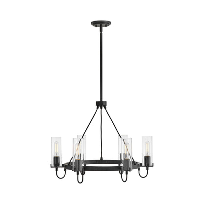 Ryden Chandelier in Black.