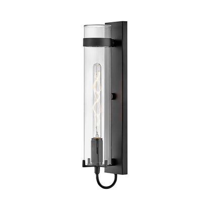 Ryden Outdoor Wall Light in Black (Bulb Included).