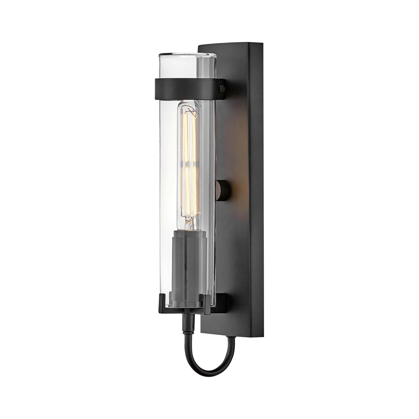 Ryden Outdoor Wall Light in Black (Bulb Not Included).