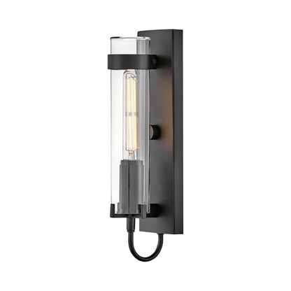 Ryden Outdoor Wall Light in Black (Bulb Not Included).