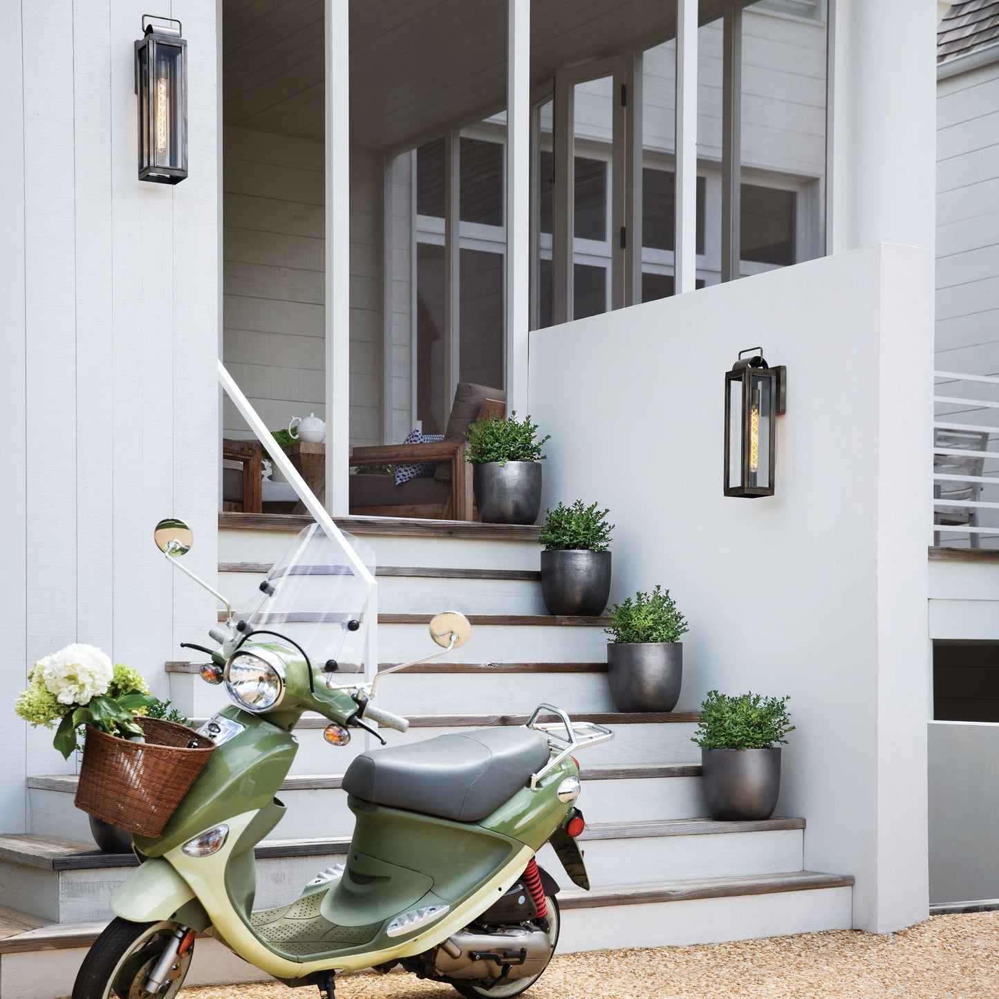 Sag Harbor Outdoor Wall Light in Outside Area.