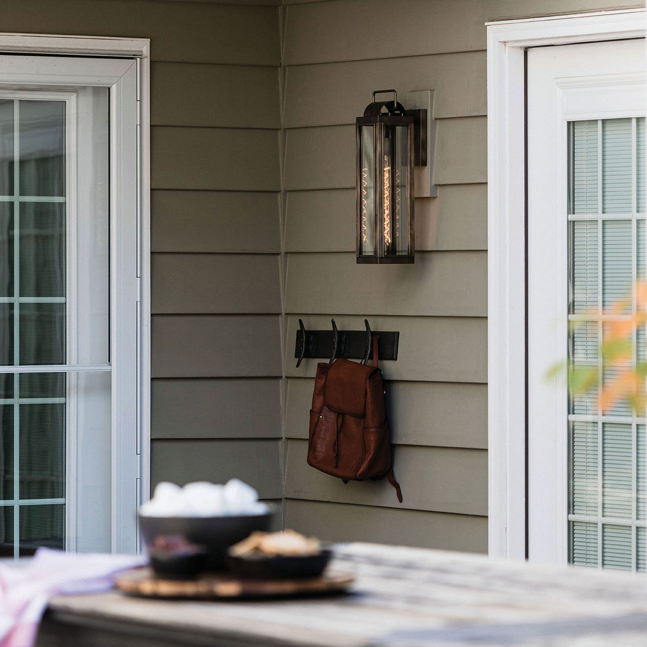 Sag Harbor Outdoor Wall Light in Outside Area.