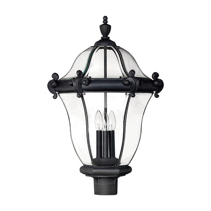 San Clemente Outdoor Post Light in Museum Black (26.25-Inch).