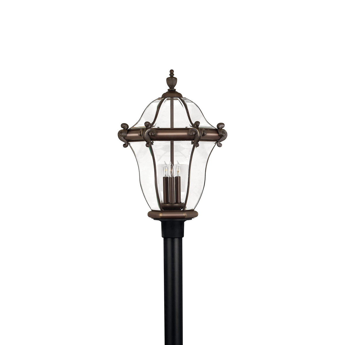 San Clemente Outdoor Post Light in Detail.