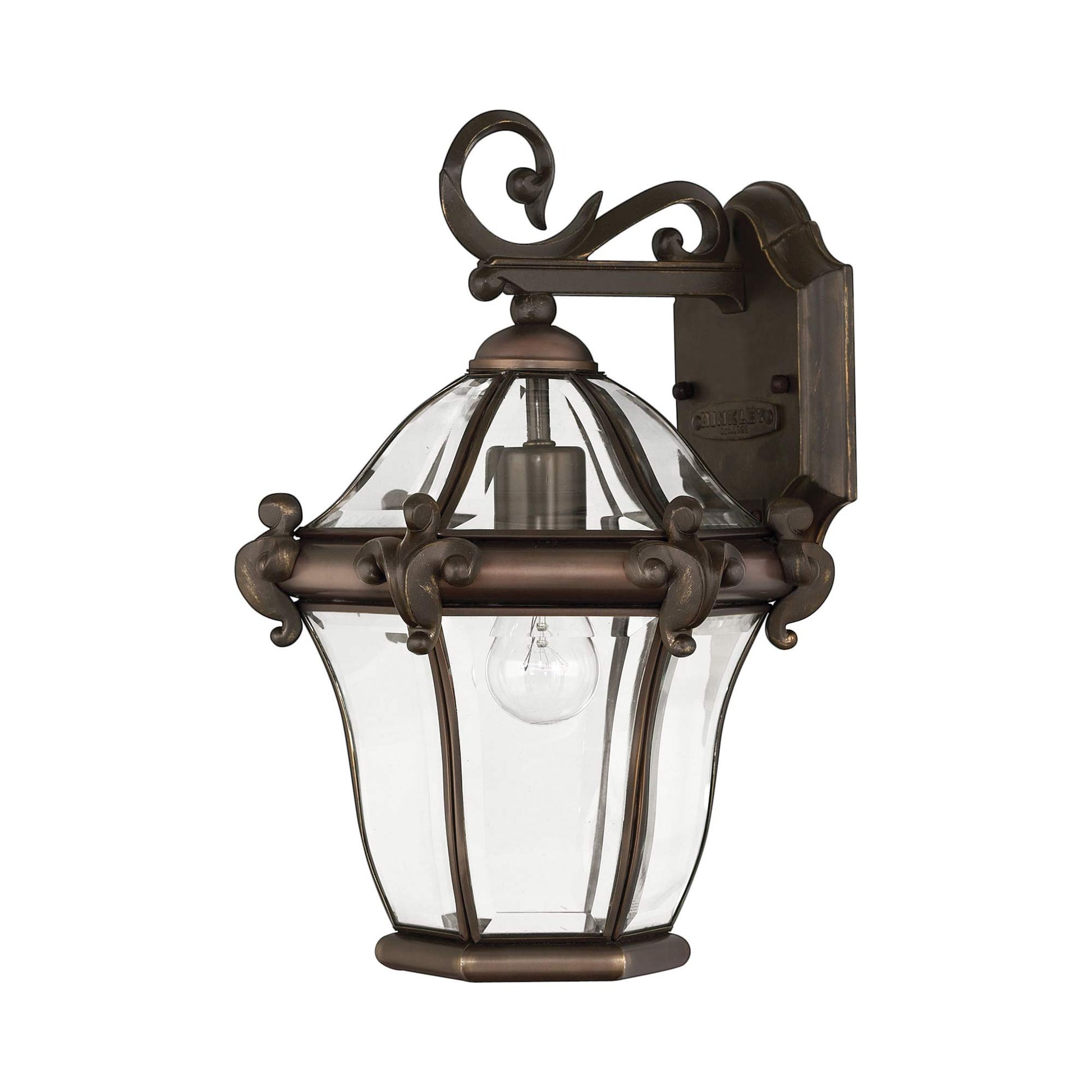 San Clemente Outdoor Wall Light in Copper Bronze (13.75-Inch).