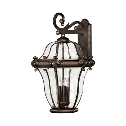 San Clemente Outdoor Wall Light in Copper Bronze (25.75-Inch).