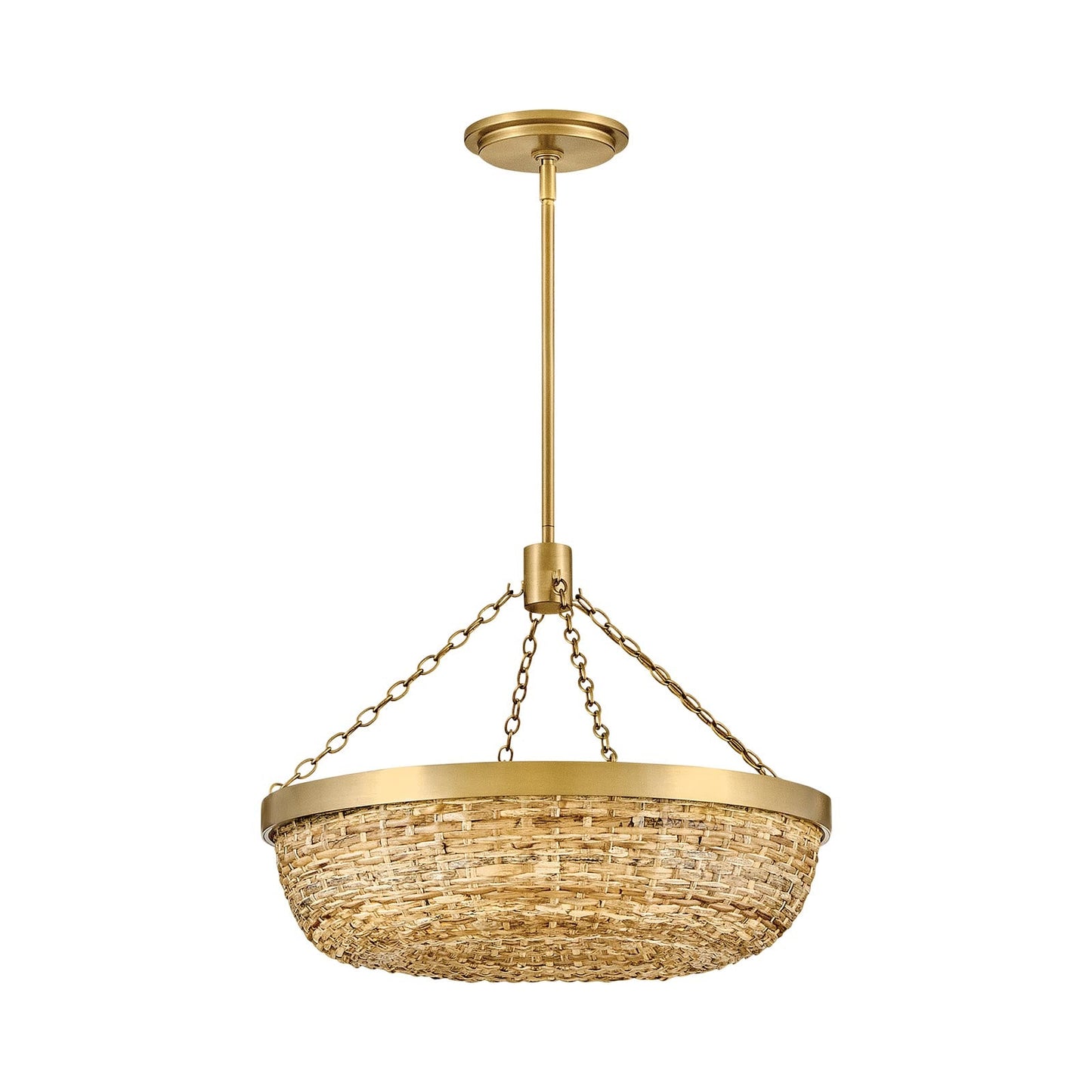 Sanibel Semi Flush Convertible Pendant Light in Detail.
