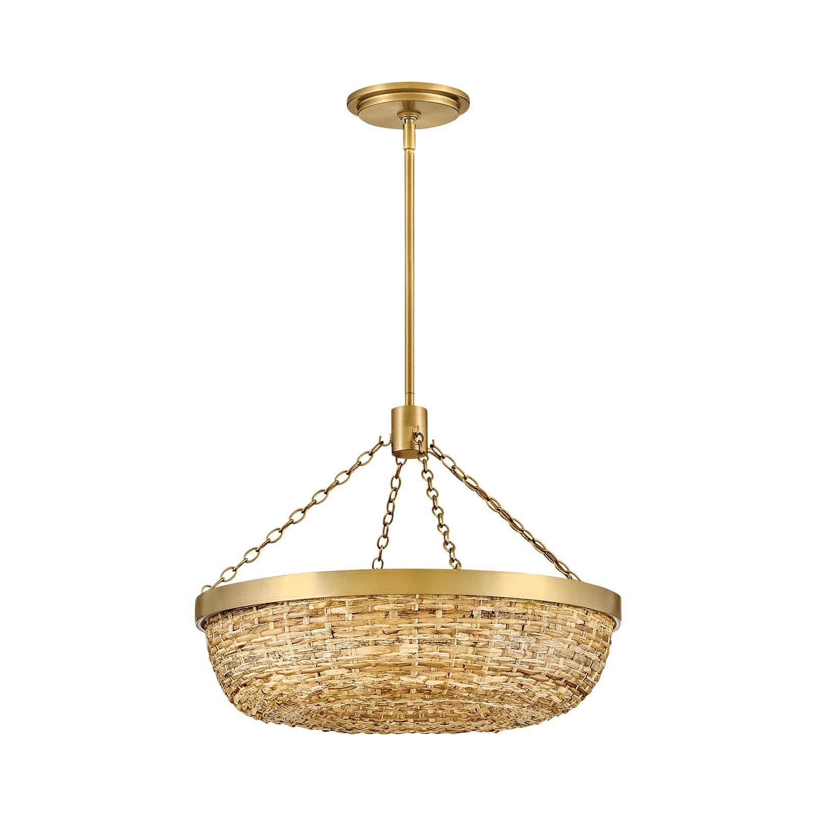 Sanibel Semi Flush Convertible Pendant Light in Detail.