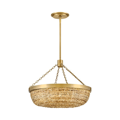 Sanibel Semi Flush Convertible Pendant Light in Detail.