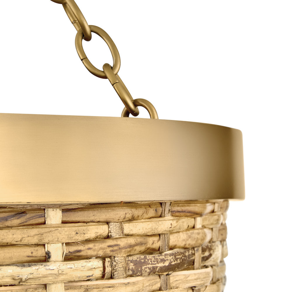 Sanibel Semi Flush Convertible Pendant Light in Detail.