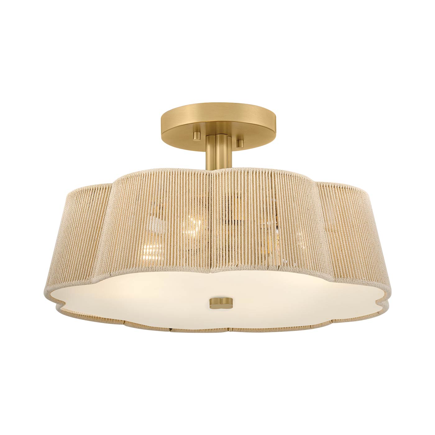 Sasha Semi Flush Mount Ceiling Light (18-Inch).